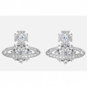 Vivienne Westwood Women's Narcissa Silver Earrings - Platinum/White
