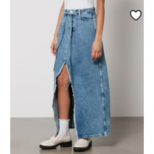 Damson Madder Kaia Denim Maxi Skirt