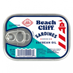 Beach Cliff Wild Caught Sardines in Soybean Oil, 3.75 oz Can @ Amazon