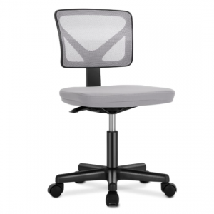 DUMOS Desk Chair - Armless Mesh Office Chair, Ergonomic Computer Desk Chair @ Amazon