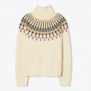 Tory Burch Merino Fair Isle Sweater