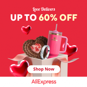 Up To 60% Off Valentine's Day Deals @ Aliexpress 