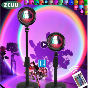 日落氛围灯打光灯