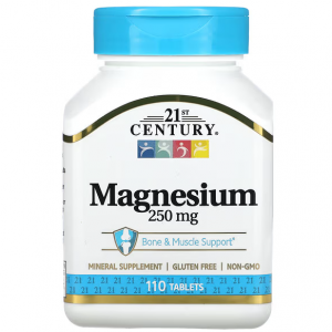 21st Century 镁，250 毫克，110 片