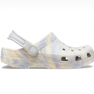 儿童大理石纹洞洞鞋