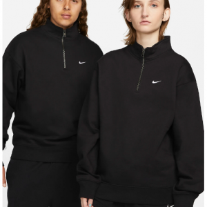 男子4分之1拉链卫衣