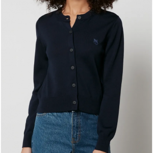 Maison Kitsuné Fox Head Wool Cardigan