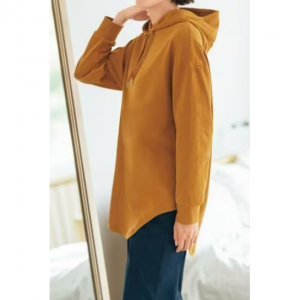 フーディーロングTシャツ