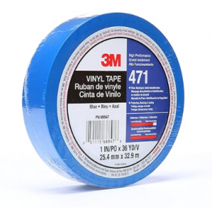 3M Vinyl Tape 471, 1 in x 36 yd, Blue, 1 Roll @ Amazon