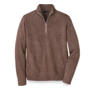 67% Off Donegal Zip Mock Neck Sweater @ Paul Fredrick