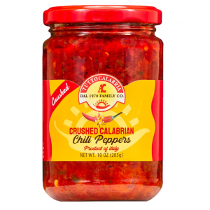 Crushed Calabrian Chili Pepper, Paste/Spread/Sauce,  TuttoCalabria,10 oz, (285g) @ Amazon