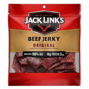 Jack Link's Beef Jerky, Original Flavor, 2.6 Oz - Flavorful Meat Snack @ Amazon