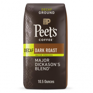 Peet's Coffee, Dark Roast Decaffeinated Ground Coffee -  10.5 Ounce Bag @ Amazon