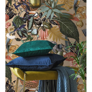 金色“热带晚会”壁纸 R6492