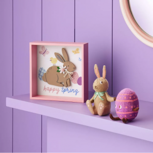 Spritz™ 毛毡复活节人物装饰套装兔子和鸡蛋