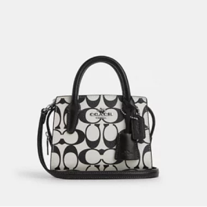 75% Off Coach Andrea Mini Carryall In Signature Canvas @ Coach Outlet