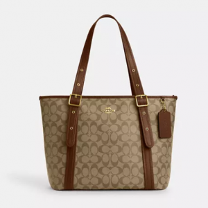 60% Off Coach Ashton Tote In Signature Canvas @ Coach Outlet