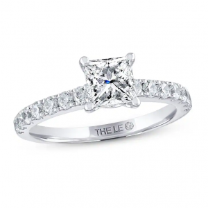 50% Off THE LEO Diamond Engagement Ring 1-3/8 ct tw Princess & Round-cut @ Kay Jewelers Outlet