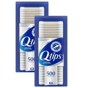 Q-tips Cotton Swabs, 500 Count (Pack of 2) @ Amazon