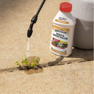 Spectracide Weed And Grass Killer Concentrate 16 Ounces, Use On Patios, Walkways And Driveways