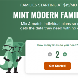 Mint Modern Family Plan - Families Starting At $15/mo Per Line @Mint Mobile