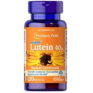 Puritan's Pride Lutein 40 Mg With Zeaxanthin Softgels, 120 Count @ Amazon