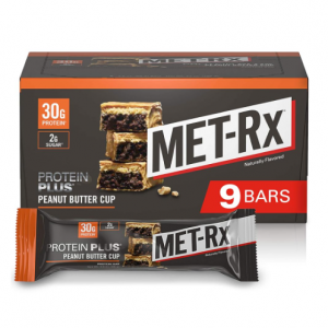 MET-Rx Protein Plus Bar, 85 g, 9 Count @ Amazon