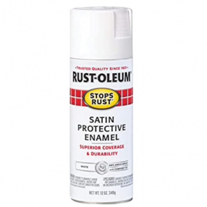 Rust-Oleum 防鏽啞光噴漆 12 oz 白色 @ Amazon