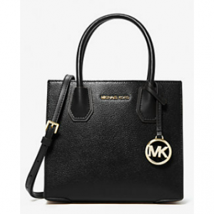 MICHAEL KORS OUTLET Mercer Medium Pebbled Leather Crossbody Bag