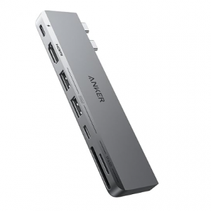 46% off Anker USB C Hub for MacBook, Anker 547 USB-C Hub (7-in-2) @Amazon