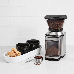 CUISINART Coffee Grinder, Electric Burr One-Touch Automatic Grinder with18-Position Grind Selector