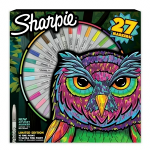 Sharpie Permanent Marker Pack, Fine and Ultra-Fine Tip Markers, 27 Count @ Walmart