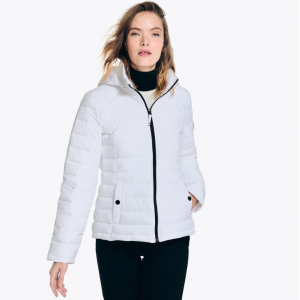 70% Off Short Puffer Jacket With Removable Hood @ Nautica