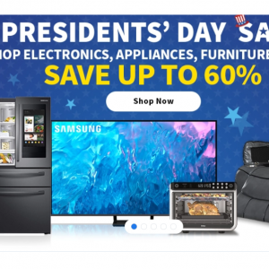 President's Day - save up to 60% off Appliances, Mattresses, TVs/Audio & Tech @BrandsMart USA