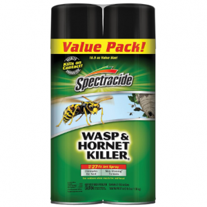 Spectracide Insects, Wasp & Hornet Killer, 18.5 Ounces, Twin Pack @ Amazon