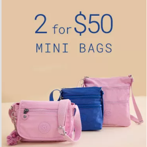 Kipling - 2 For $50 Mini Bags