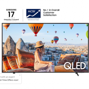 Samsung - 三星85英寸QE1C QLED 4K 智能电视，直降$1550
