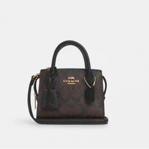 60% Off Coach Andrea Mini Carryall In Signature Canvas @ Coach Outlet