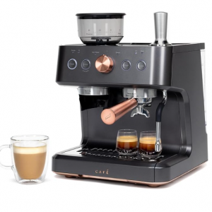 Café Bellissimo Semi Automatic Espresso Machine + Milk Frother | WiFi Connected @ Amazon