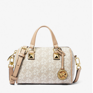 MICHAEL MICHAEL KORS Grayson Small Empire Signature Logo Duffel Crossbody Bag