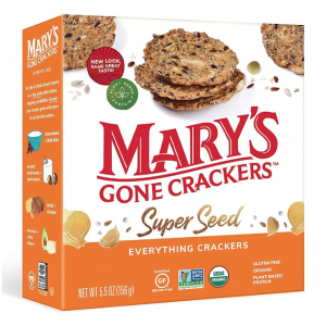 Mary's Gone Crackers 蛋白谷物饼干 5.5oz @ Amazon