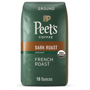Peet's Coffee, Dark Roast Ground Coffee - Organic French Roast 18 Ounce Bag @ Amazon