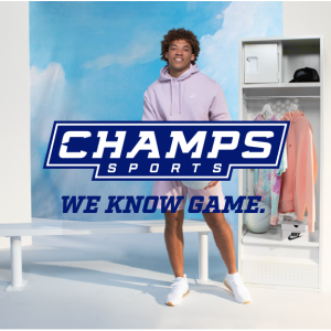 15% off orders $75+ & $20 off orders $120+ @ Champs Sports