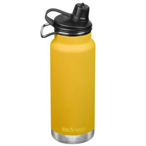 Klean Kanteen 32 fl oz Stainless Steel Insulated Water Bottle Chug Cap Marigold @ Walmart