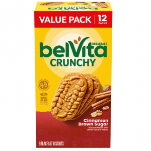Belvita 肉桂紅糖口味全穀物早餐餅幹 12包 @ Amazon