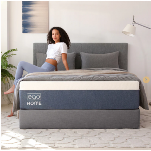 EGO 带冷却罩的 Haven 记忆海绵床垫，Twin