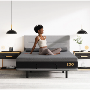 EGO  采用石墨烯技术的黑色床垫 10"，twin