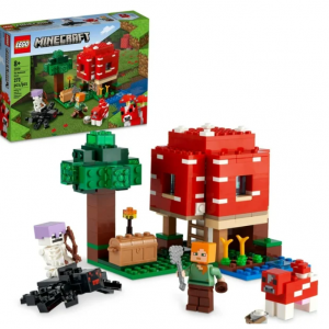 $2.50 off LEGO Minecraft The Mushroom House 21179 Building Toy Set for Kids Age 8 plus @Walmart