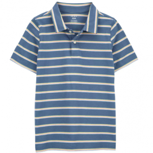 儿童条纹polo衫