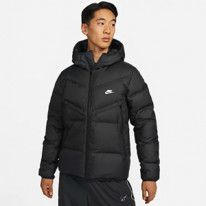 Nike Sportswear Storm-FIT Windrunner 男子防风拒水轻盈保暖羽绒连帽夹克